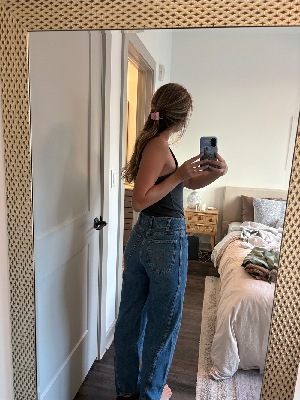 Free People Straight-Leg Midwash Jeans - Picture 5 of 6